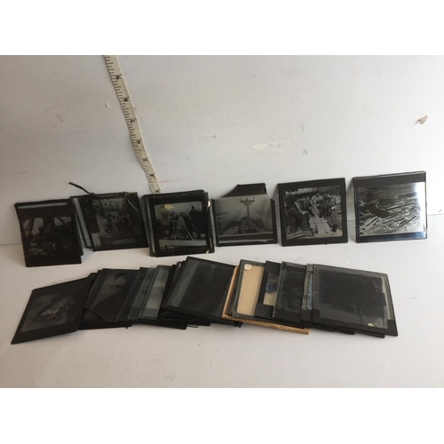 251 - A Quantity of Glass Slides, Mainly Sea Farers & Locations