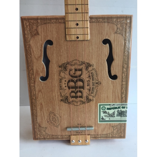 288 - BBG Electric Guitar, Made from Cigar Box.