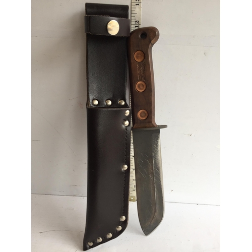 11 - Military Bowie Knife in Sheath