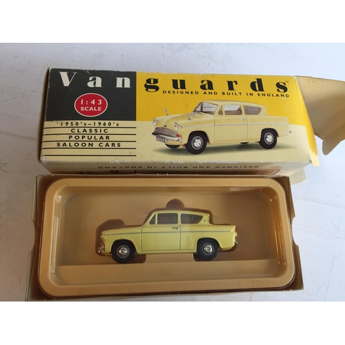 113 - Boxed Vanguard Ford Anglia Model