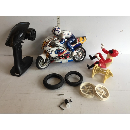 116 - Remote Control NSR 500 Honda with Expensive After Market Parts. Some Spares