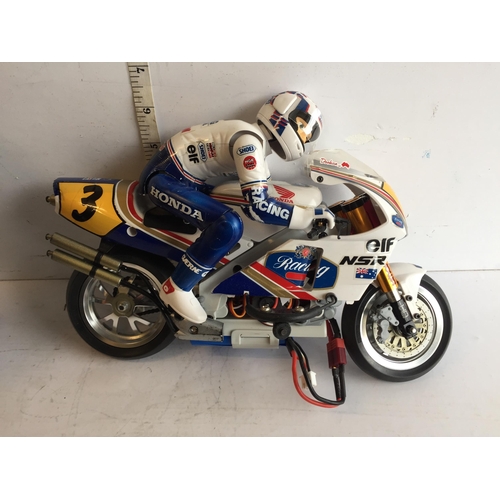 116 - Remote Control NSR 500 Honda with Expensive After Market Parts. Some Spares