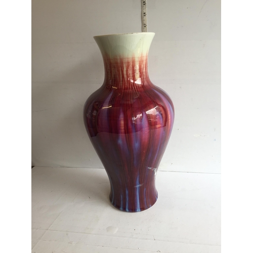 13 - Very Large Sang De Boeuf Vase