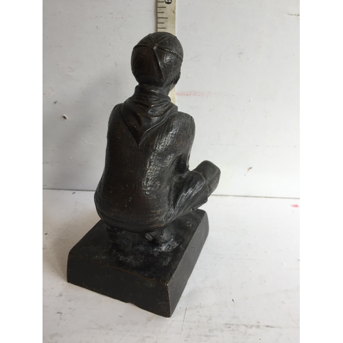 168 - Circa 1900 Bronze Boy Scout Figure