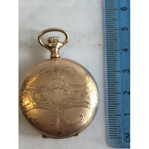 201 - Rolled Gold Pocket Watch, GWO