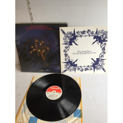 240 - The Moody Blues On The Thresh hold of a Dream Lp Record, Good Condition