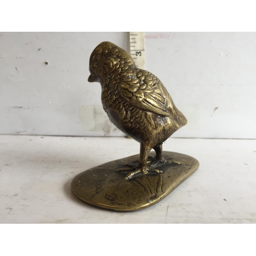 262 - 1920's Bronze Bird with Foundry Marks