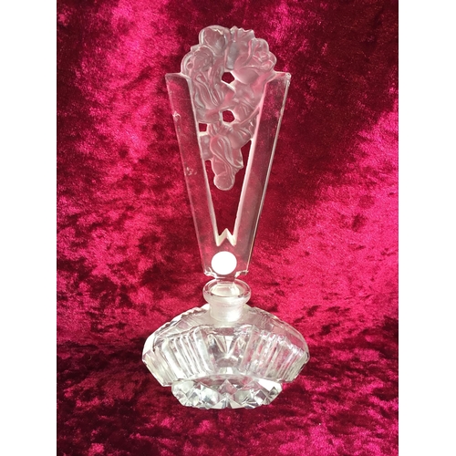 274 - Antique Art Deco Scent  Bottle, Slight Nibbles