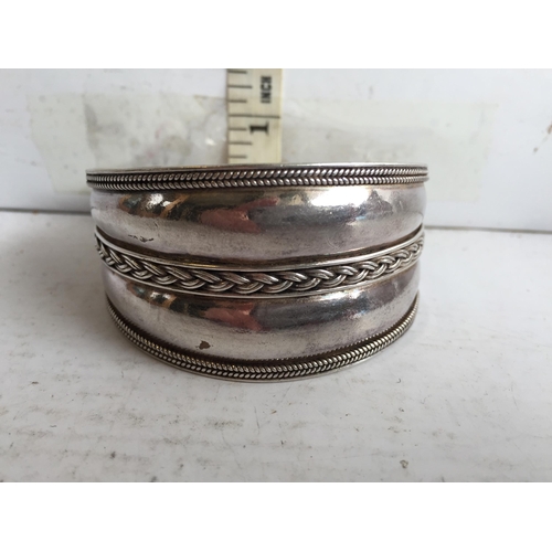 292 - Silver Cuff Bangle