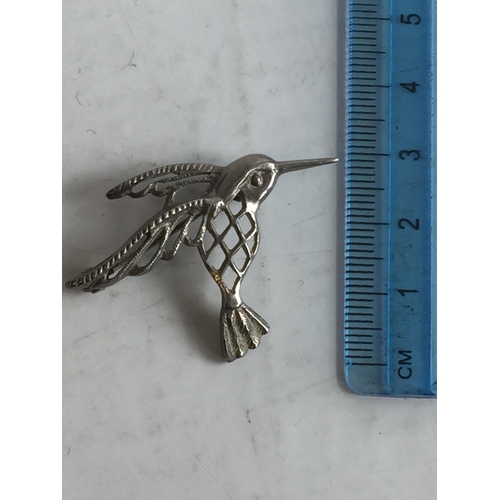 308 - Silver Bird Brooch