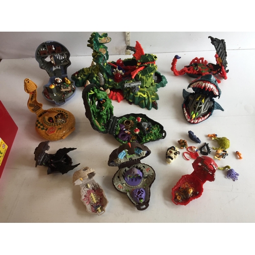 32 - Selection of Bluebird Storm Dragon Island Toys