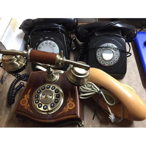 330 - 4 Assorted Telephones