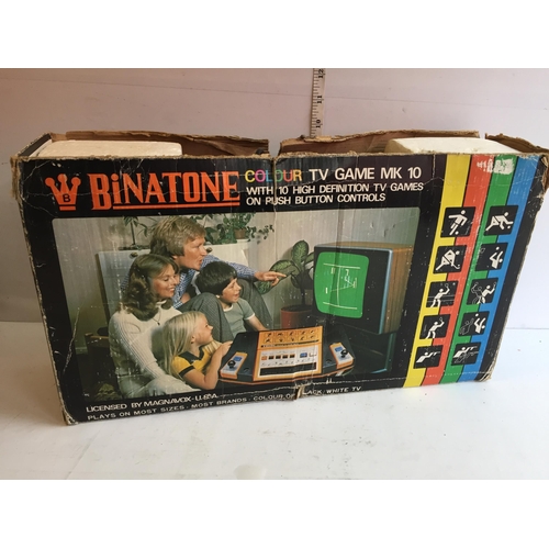 334 - Binatone  10 Vintage Game TV Console