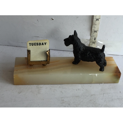 346 - Metal Scotty Dog Desk Piece