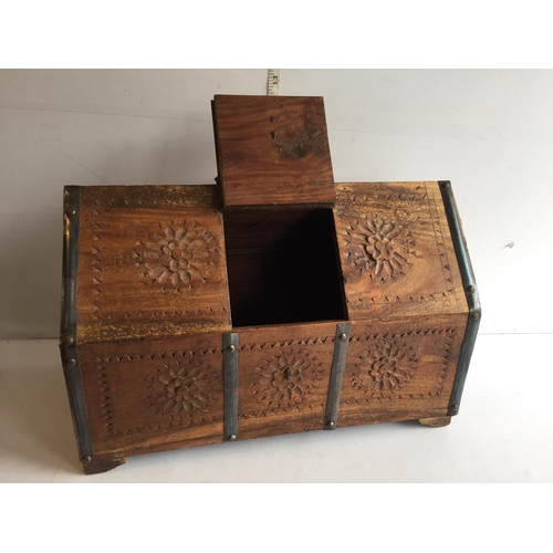 6 - Very Nice Vintage  Dowry Chest