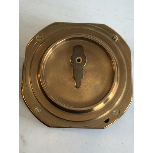 68 - Wild & Co, London, Heavy Brass Compass