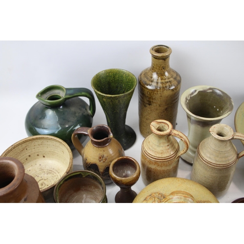 45 - Collection Of Studio Pottery Items
Inc Bowls Goblets Jars Vases MCM
Homeware, Shipping Unavailable