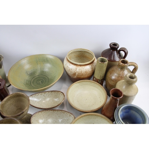 45 - Collection Of Studio Pottery Items
Inc Bowls Goblets Jars Vases MCM
Homeware, Shipping Unavailable