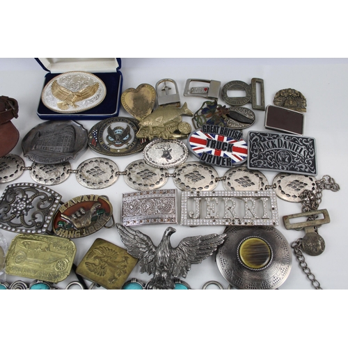 54 - Assorted Collectable Belt Buckles