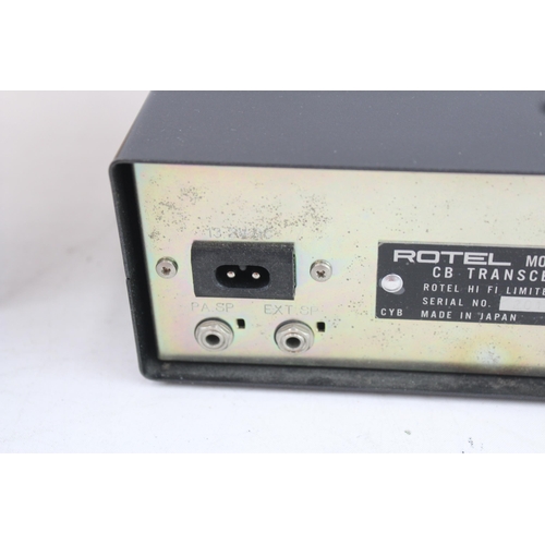 62 - ROTEL RVC-240 40 Channel FM
Citizens Band Transceiver Boxed
Complete