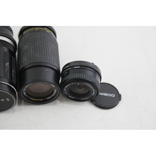 75 - Manual Camera Lenses Inc Cosina,
Sigma & Soligor Etc Mechanically
Working x 4