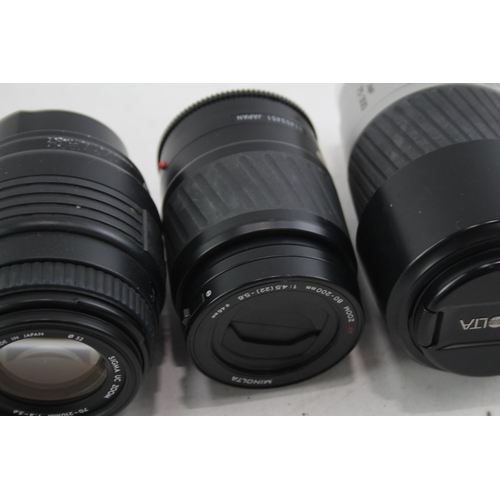 83 - Auto Focus Camera Lenses Inc
Minolta 80-200mm, 75-300 & Sigma
70-210mm Working