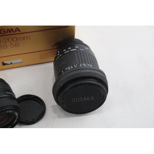 84 - Auto Focus Camera Lenses Inc Sigma
28-200mm & Sigma 28-70mm w/
Boxes Working x 2