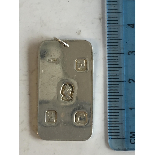 14 - Silver Ounce Ingot