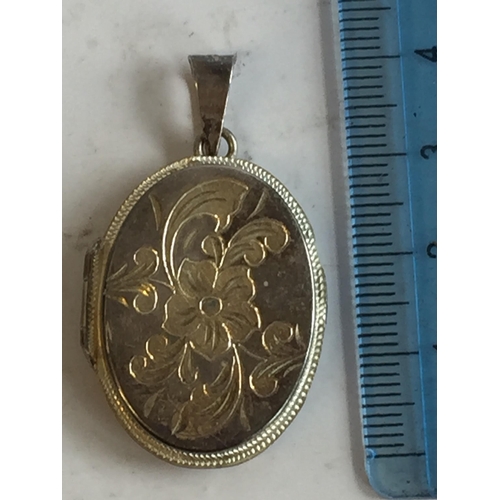 20 - Ornate Silver Locket with Patent AD