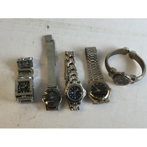 313 - 5 Assorted Ladies Wrist Watches