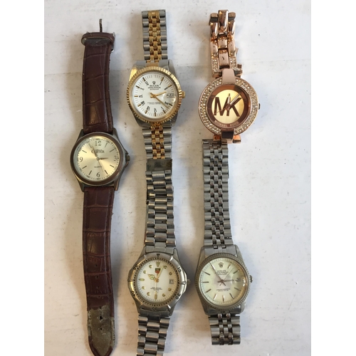 316 - 5 Assorted  Wrist Watches