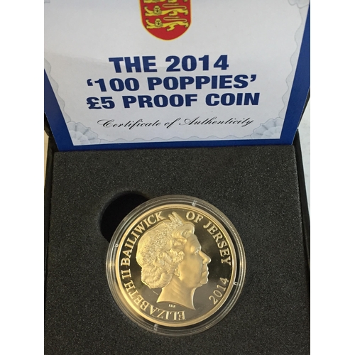 171 - £5 Poppy Coin in Presentation Case