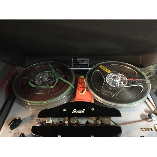 218 - Brenell Mark 5S3 Reel to Reel, In Lovely Condition with Accessories, Shipping Unavailable