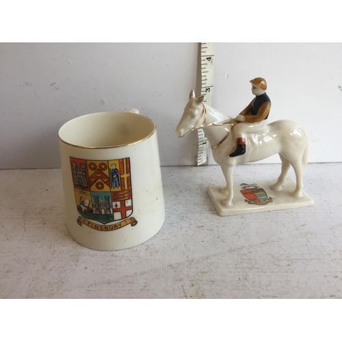 244 - Two Pieces of Crested Ware