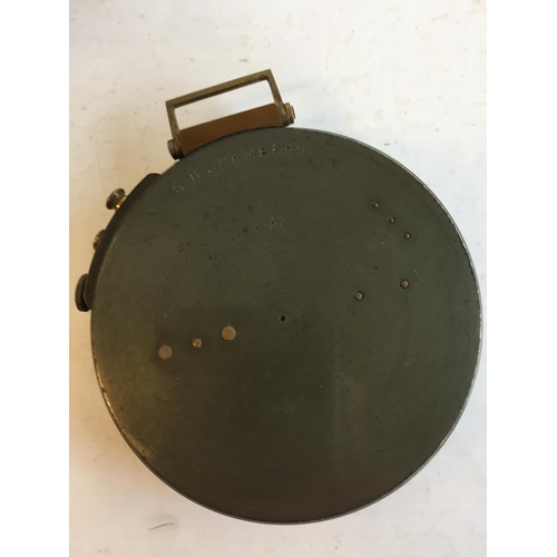 247 - Antique Brass Military Issue Clinometer By Short & Mason, London 1908 in original Case