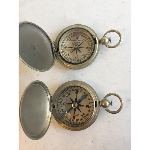248 - Keuffel & Esser co New York Pocket Watch Style Compass & one other