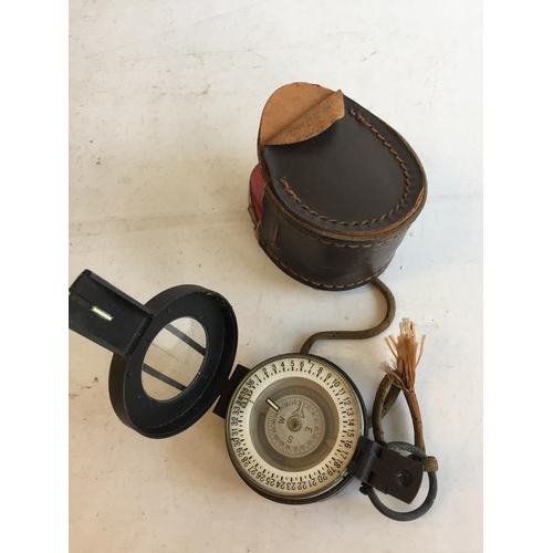 258 - Enbeco English Compass with case