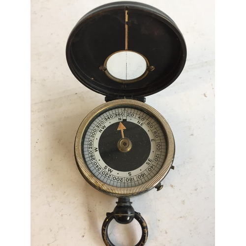 274 - Negritti & Zambra London Compass, Nice Condition