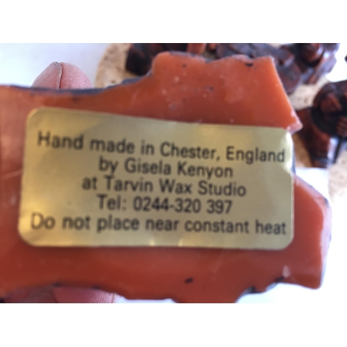 290 - German Wax Figure Monks Playing Cards