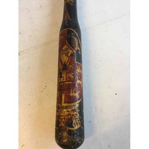 219 - Antique Truncheon with Crest, Policeman's