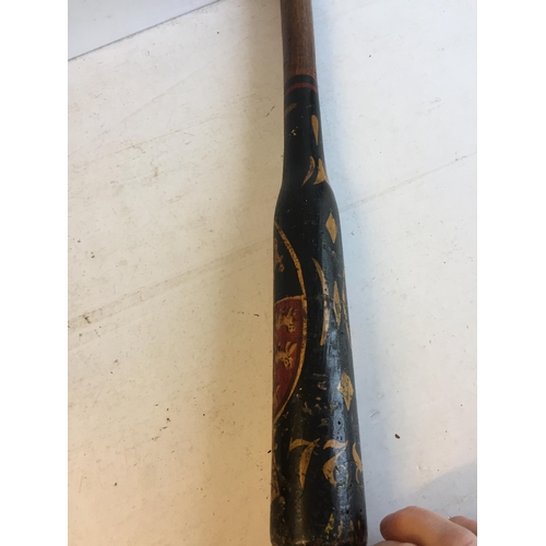 219 - Antique Truncheon with Crest, Policeman's