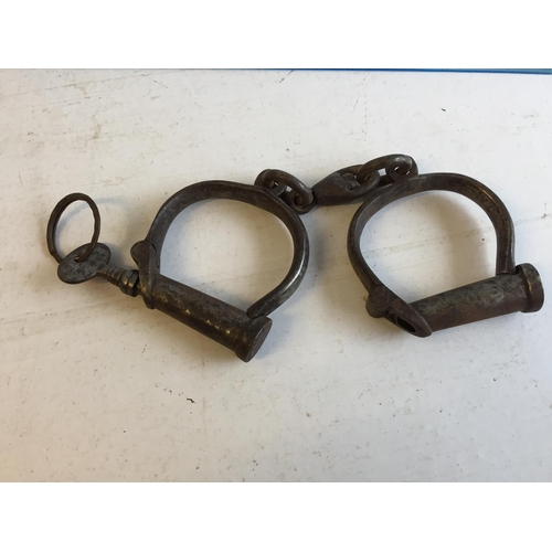 225 - Pair of Victorian Hand Cuffs