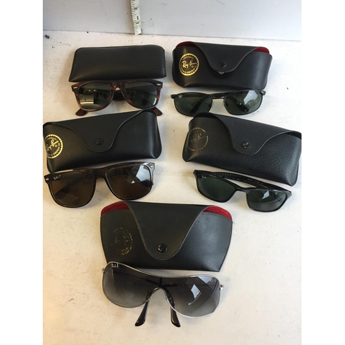 150 - Collection of Designer Rayban
Sunglasses Inc Cases x 5.


701332