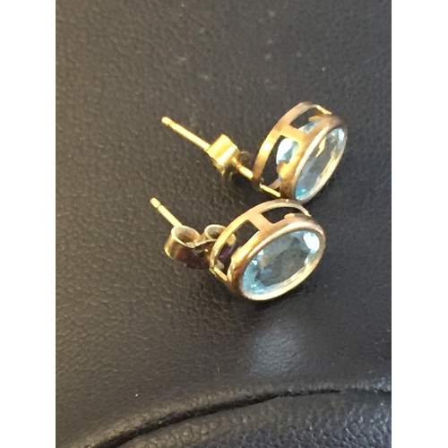 16 - 9ct Gold Blue Topaz Stud Earrings


2073650