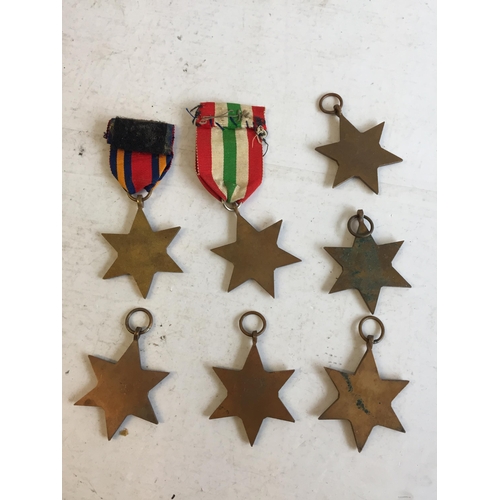 164 - WW2 Medals Inc Atlantic, Burma & African Stars etc X 7.


683806