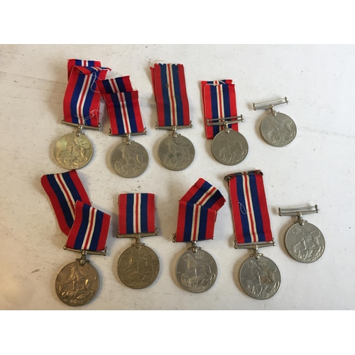 166 - WW2 War Medals X 10.


683803