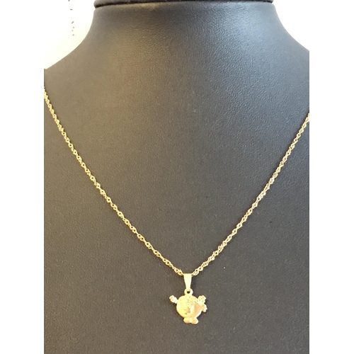 18 - 9ct Gold Little Miss Sunshine Pendant Necklace


2072983