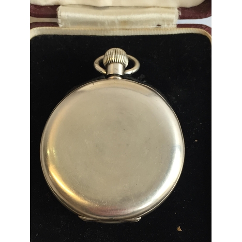 205 - Vintage 925 Silver J.W.Benson Pocket Watch, Key wing. GWO.


411174