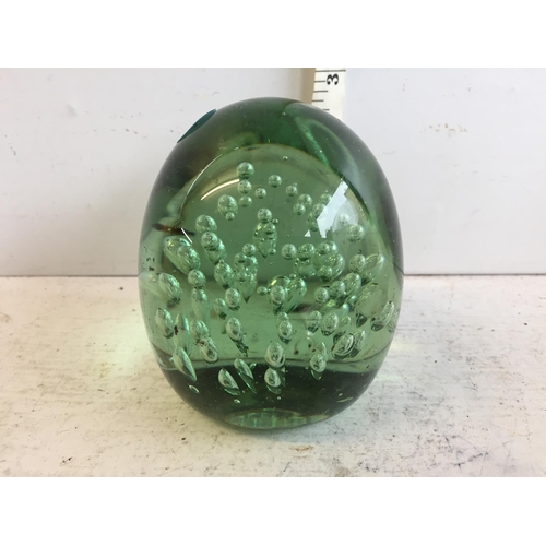 292 - Victorian Glass Dump Paper Weight