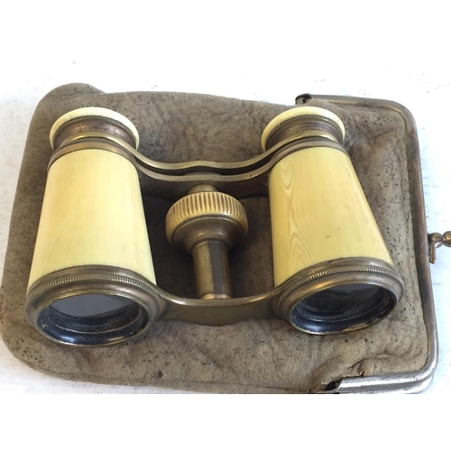 295 - Antique Opera Glasses in Case